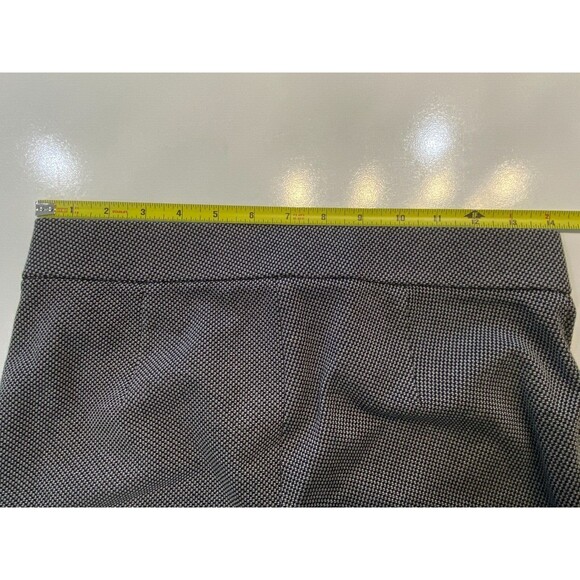 Theory Black and White Cropped Pull On Pant Ankle Crop Size M Women's - Picture 7 of 9